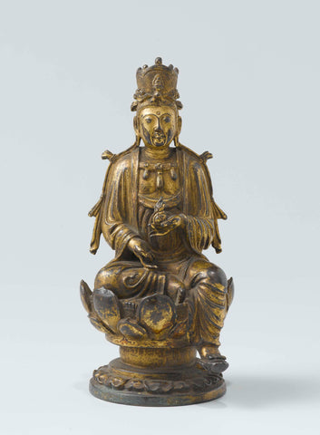 Figure of Guanyin, anonymous, 1050 - 1200 Canvas Print