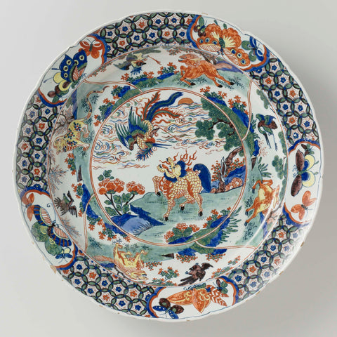 Dish, De Roos (attributed to), c. 1695 - c. 1710 Canvas Print