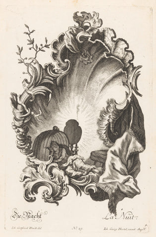 Night, anonymous, 1745 Canvas Print