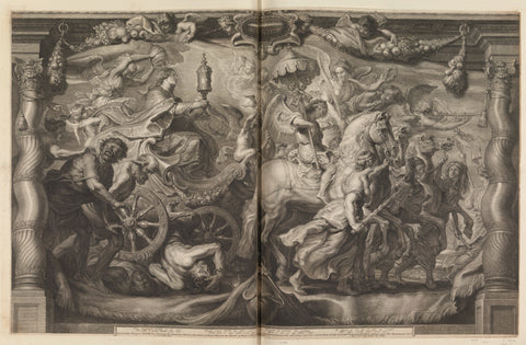 Victory of the Church through the Eucharist, Schelte Adamsz. Bolswert, 1647 - 1656 Canvas Print