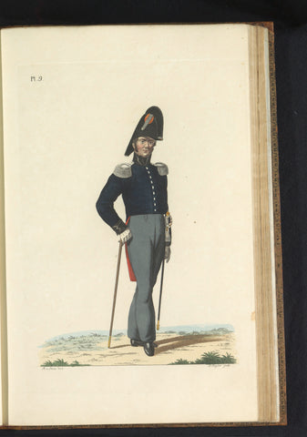 Retired Officer, (Colonel), Dirk Sluyter, 1823 Canvas Print