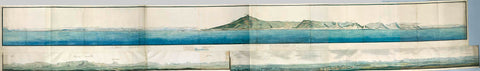 Panorama of False Bay, Robert Jacob Gordon (attributed to), c. 1777 - 1778 Canvas Print