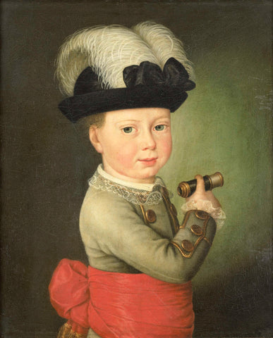 William George Frederick, Prince of Orange-Nassau, as a Child, anonymous, c. 1775 Canvas Print