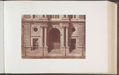 Ground floor of the Pavillon Turgot of the Palais du Louvre, Édouard Denis Baldus, c. 1857 Canvas Print