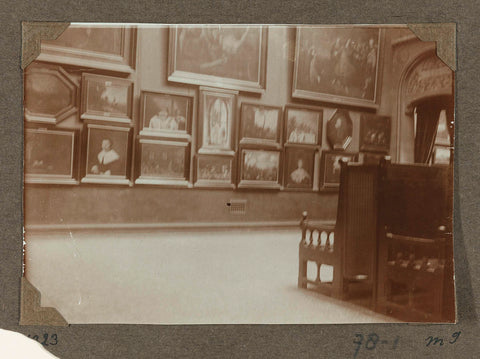 Room 226 with Oud Hollandsche School in 1923, 1923 Canvas Print