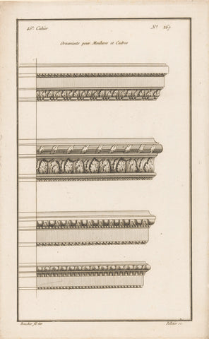 Four frames, Jean Pelletier, 1772 - 1779 Canvas Print