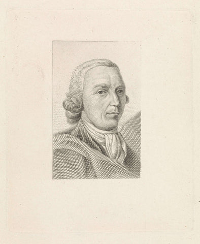 Portrait of Pieter Barbiers, Jacob Ernst Marcus, 1817 Canvas Print