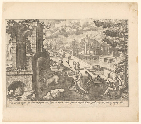 Roof van Proserpina, Johannes of Lucas van Doetechum, 1601 - 1652 Canvas Print