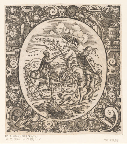 Heraut, Jost Amman, 1573 Canvas Print