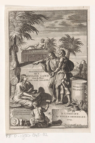 Three figures from biblical Palestine, anonymous, 1719 Canvas Print