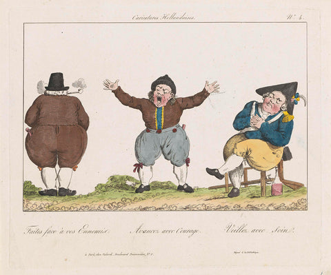 Cartoon on the Dutch (no. 4), 1795 / 1814, anonymous, 1814 Canvas Print