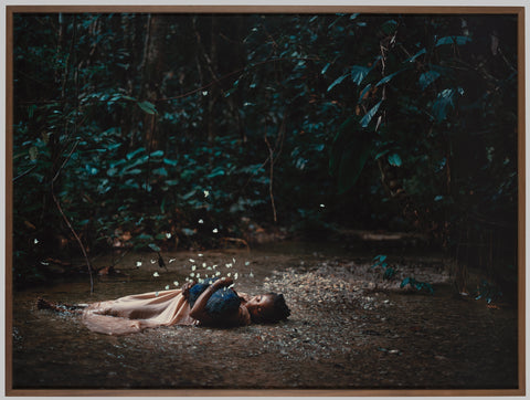 Riverbed [The Two Nkééngé Sisters], Pieter Henket, 2018 Canvas Print