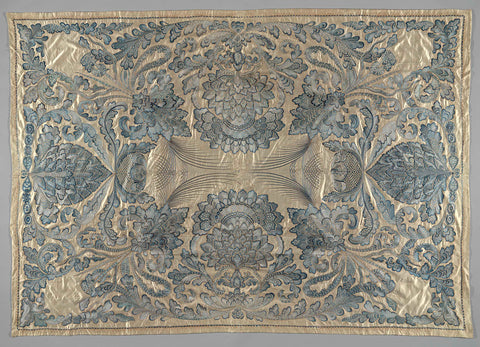 Bedcover, anonymous, c. 1710 - c. 1720 Canvas Print