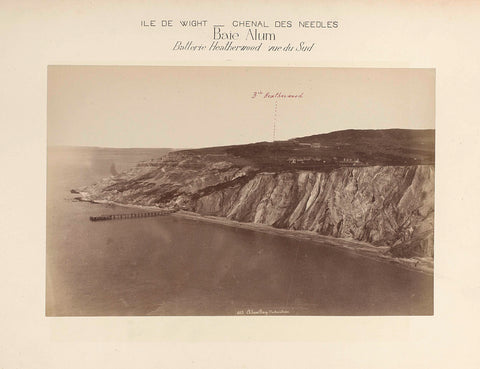 View of Alum Bay, Isle of Wight, Poulton, 1891 Canvas Print