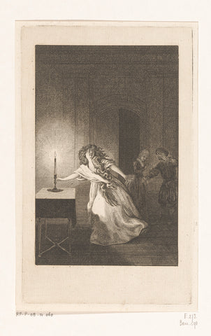 Lady Macbeth, Daniel Nikolaus Chodowiecki, 1778 Canvas Print