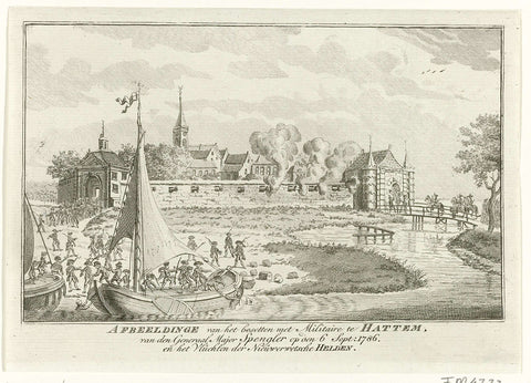 Inname van Hattem, 1786, anonymous, 1786 Canvas Print