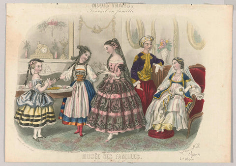 Musée des Familles, January 1856, No. 4, 6th year, anonymous, 1856 Canvas Print