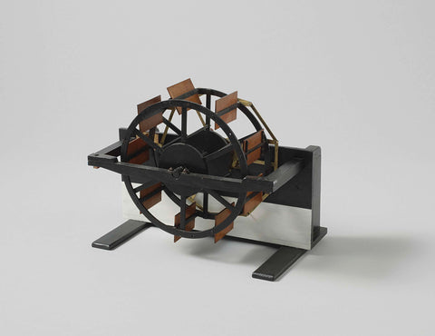 Model of a Paddle Wheel, anonymous, 1834 Canvas Print