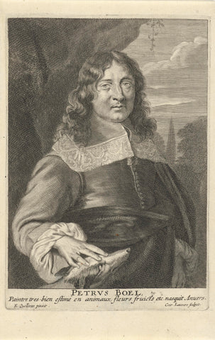 Portrait of Peeter Boel, Conrad Lauwers, 1662 Canvas Print