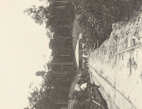 Railway to oil tank, anonymous, 1903 - 1907 Canvas Print