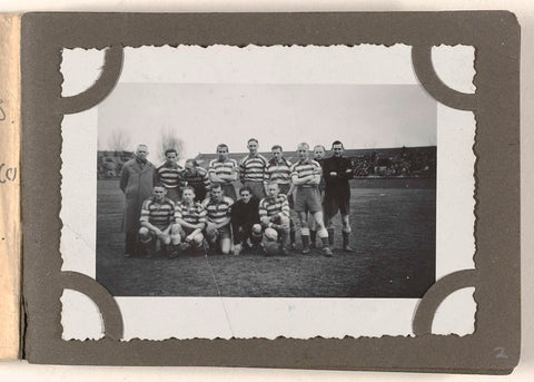 Group photo football team, anonymous, 1933 - 1944 Canvas Print