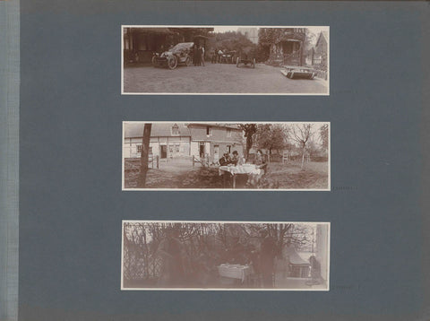 Picnic in an orchard in France, anonymous, 1902 Canvas Print