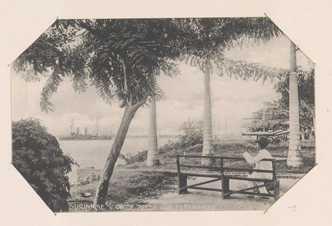 Speech in Paramaribo, Eugen Klein, 1900 - 1910 Canvas Print