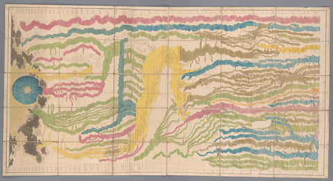 Time table of history, anonymous, 1818 Canvas Print