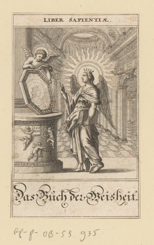 Wisdom, anonymous, 1697 Canvas Print