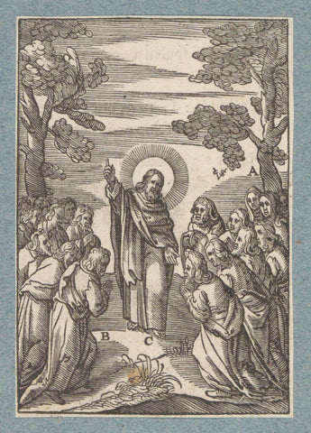 Christ appears to the apostles on Mount Tabor, Christopher of Shechem (II), 1629 Canvas Print