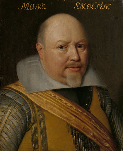 Portrait of Nicolaas Schmelzing, Michiel Jansz van Mierevelt (workshop of), c. 1609 - c. 1633 Canvas Print