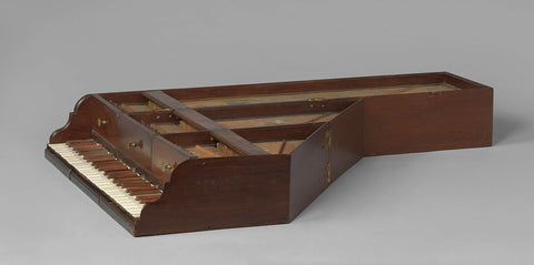 Folding harpsichord, Rich of Arkel, 1768 Canvas Print