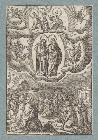 Coronation of Mary, Christopher of Shechem (II), 1629 Canvas Print