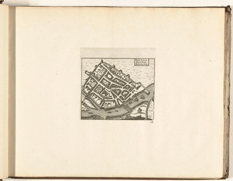 Map of Galway, 1726, anonymous, 1726 Canvas Print