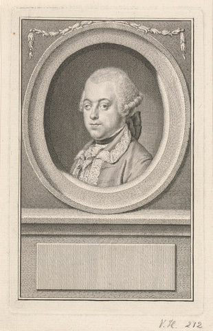 Portret van Gerrit Hooft junior, Jacob Houbraken, 1767 - 1769 Canvas Print