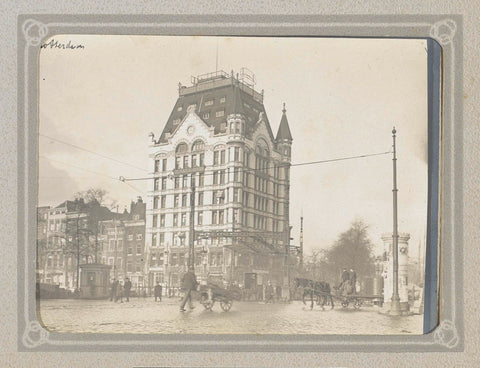 Exterior of the White House in Rotterdam, Folkert Idzes de Jong, c. 1905 - c. 1907 Canvas Print