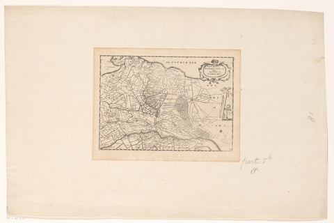 Map of the province of Utrecht, anonymous, c. 1660 - 1696 Canvas Print