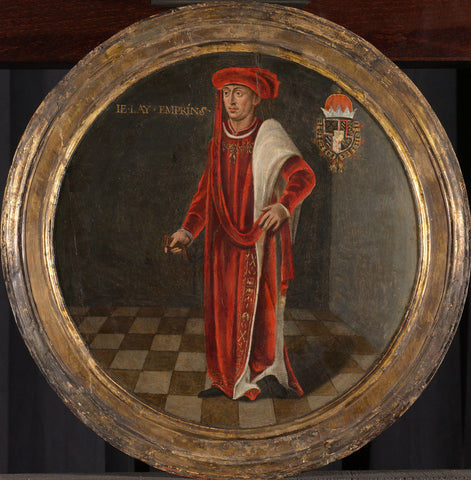 Portrait of Charles the Bold, Duke of Burgundy, anonymous, c. 1460 - c. 1480 Canvas Print