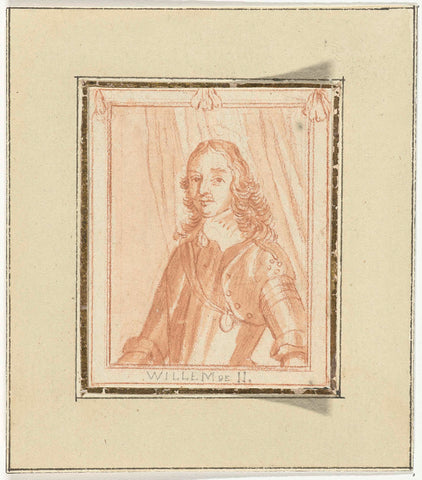 Portrait of William II, Bernard Picart, 1683 - 1783 Canvas Print