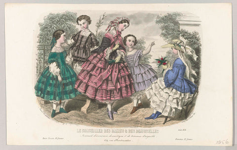 Le Conseiller des Dames et Des Demoiselles, August 1856 : Journal d'économie (...), Thierry, 1856 Canvas Print