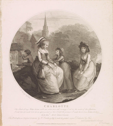 Charlotte, Francesco Bartolozzi, 1783 Canvas Print