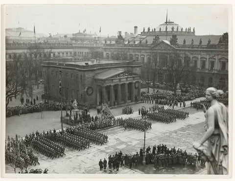 Parade German soldiers, Weltbild G.M., 1936 - 1940 Canvas Print