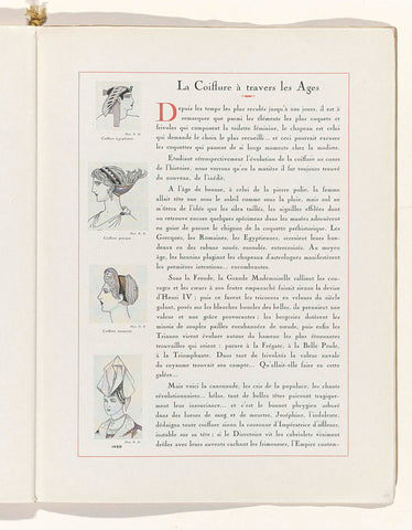 Art - Goût - Beauté, Feuillets de l' élégance féminine, March 1932, No. 139, 12th Year, p. 27, anonymous, 1932 Canvas Print