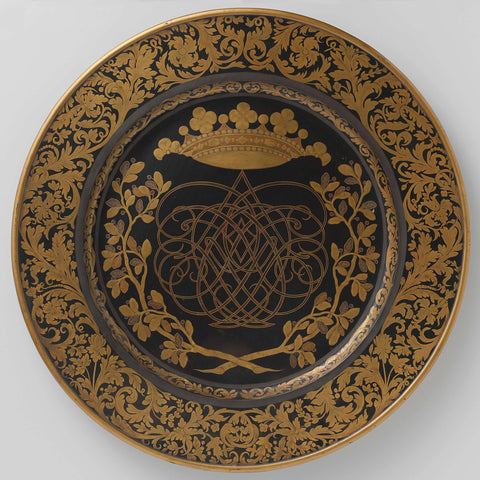 Dish, anonymous, c. 1692 - c. 1699 Canvas Print