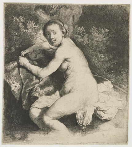 Diana at the Bath, Rembrandt van Rijn, c. 1631 Canvas Print