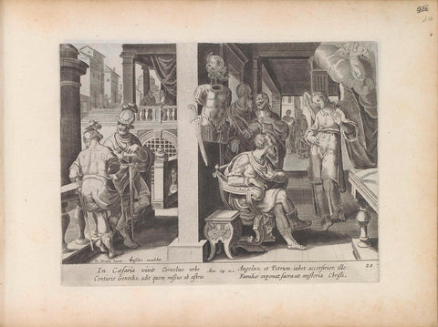 Vision of Cornelius, anonymous, 1643 Canvas Print