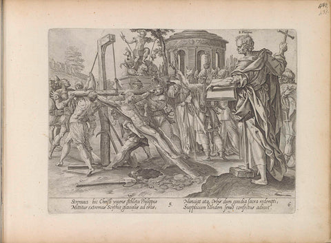 Martyrdom of Philip, anonymous, 1643 Canvas Print