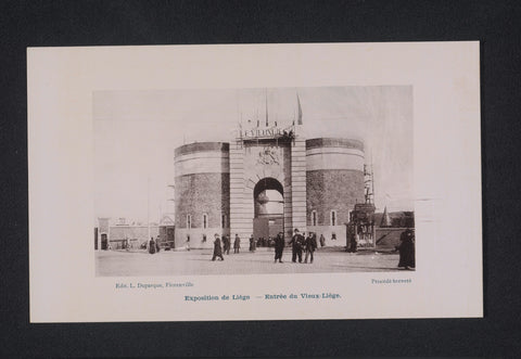 View of the entrance of Vieux-Liège at the 1905 World's Fair in Liège, anonymous, 1905 Canvas Print