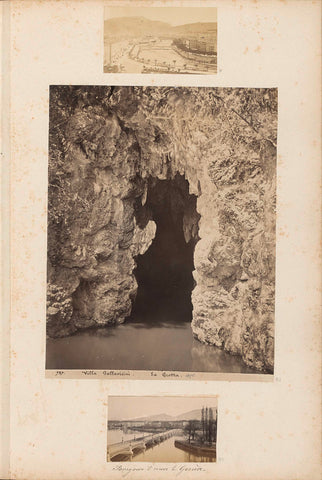 Cave at Villa Pallavicini in Pegli, anonymous, 1876 Canvas Print