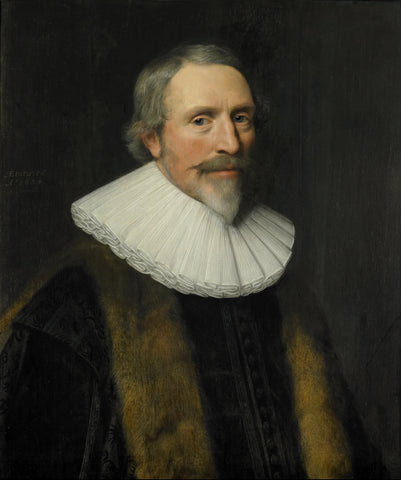 Portrait of Jacob Cats (1577-1660), Michiel Jansz van Mierevelt, 1634 Canvas Print